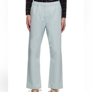 Whim Golf Blue Mock Fly Trousers